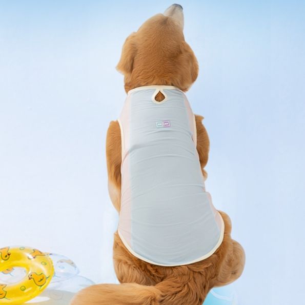 犬服 ひんやり快適 紫外線防御ベスト