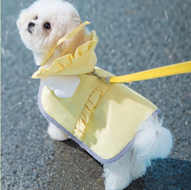 犬服 天使のひだまりレインコート
