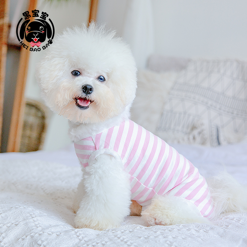 犬服 爽やかボーダータンクトップ