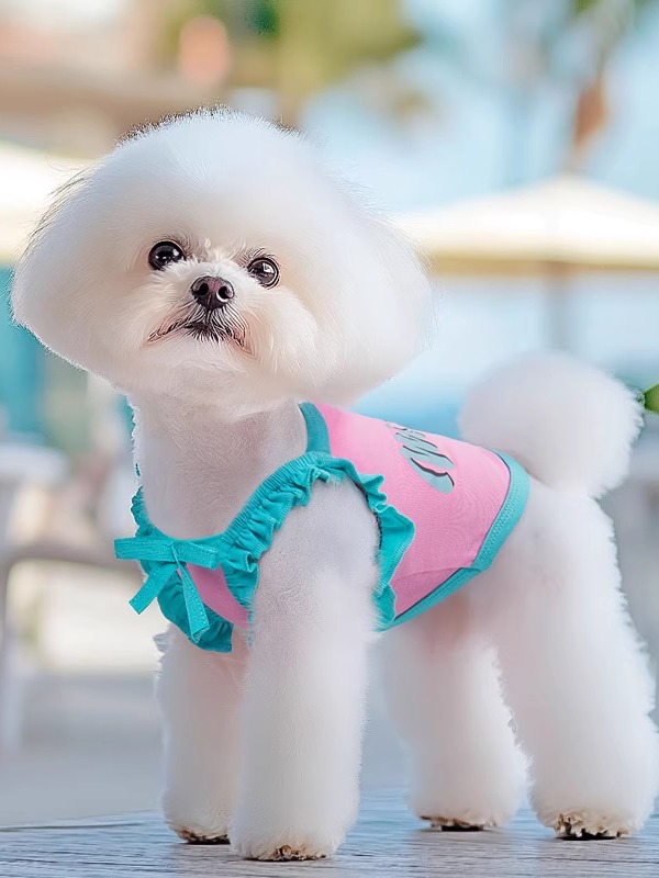 犬服 うきうき南国リゾートベスト
