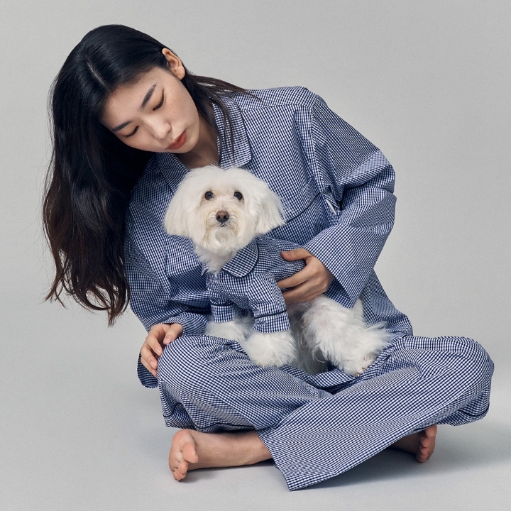 犬服 おやすみ紳士風パジャマ