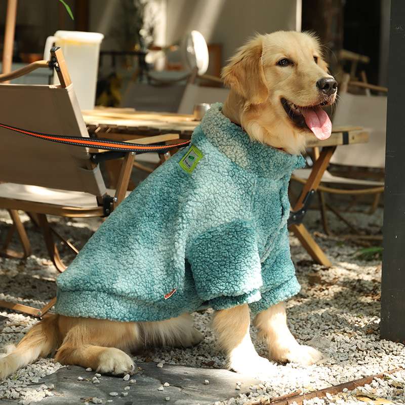 犬服  もこもこあったか大型犬用アウター