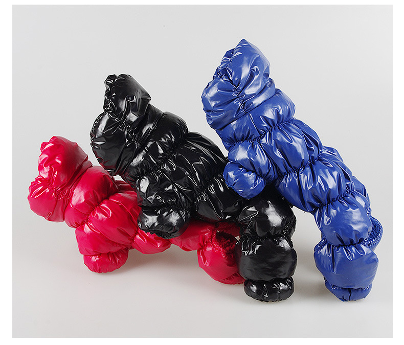 犬服 愛犬のための四脚つなぎタイプダウンジャケット