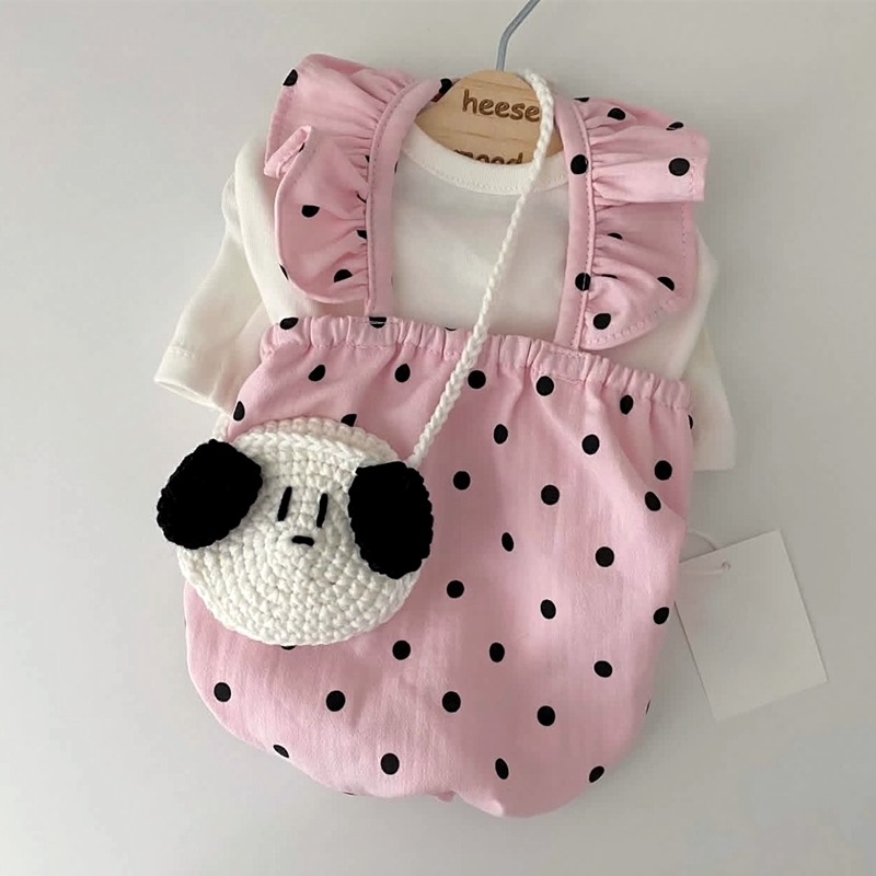 犬服 ふんわり水玉フリルワンピース