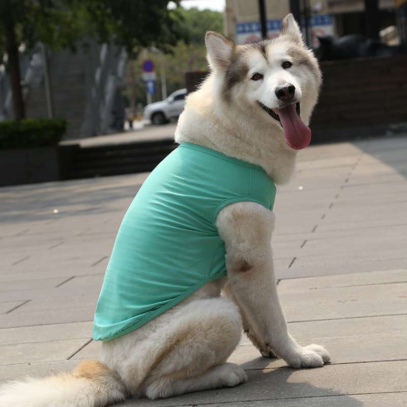 犬服  モコモコ犬用タンクトップ