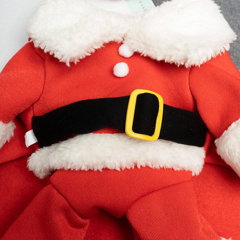 犬服 聖夜の贈り物 聖老人変身衣装セット