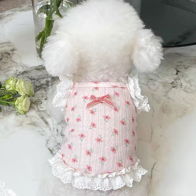 犬服 花園お姫様ドレス