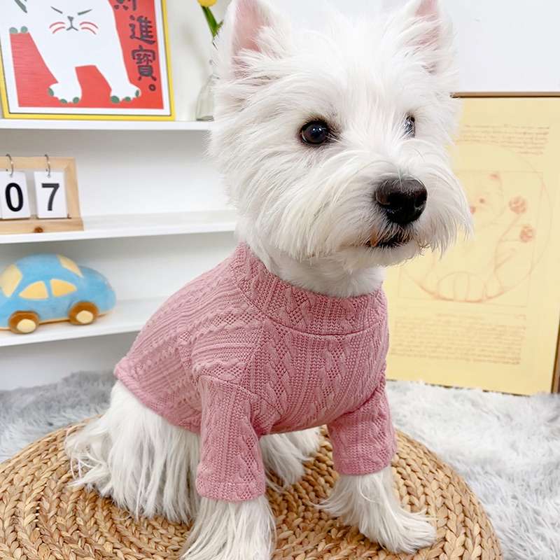 犬服  ケーブル編みセーター ドッグウェア