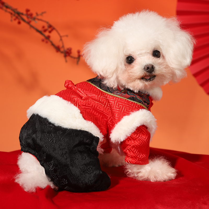 犬服 華やか和風着物風犬服