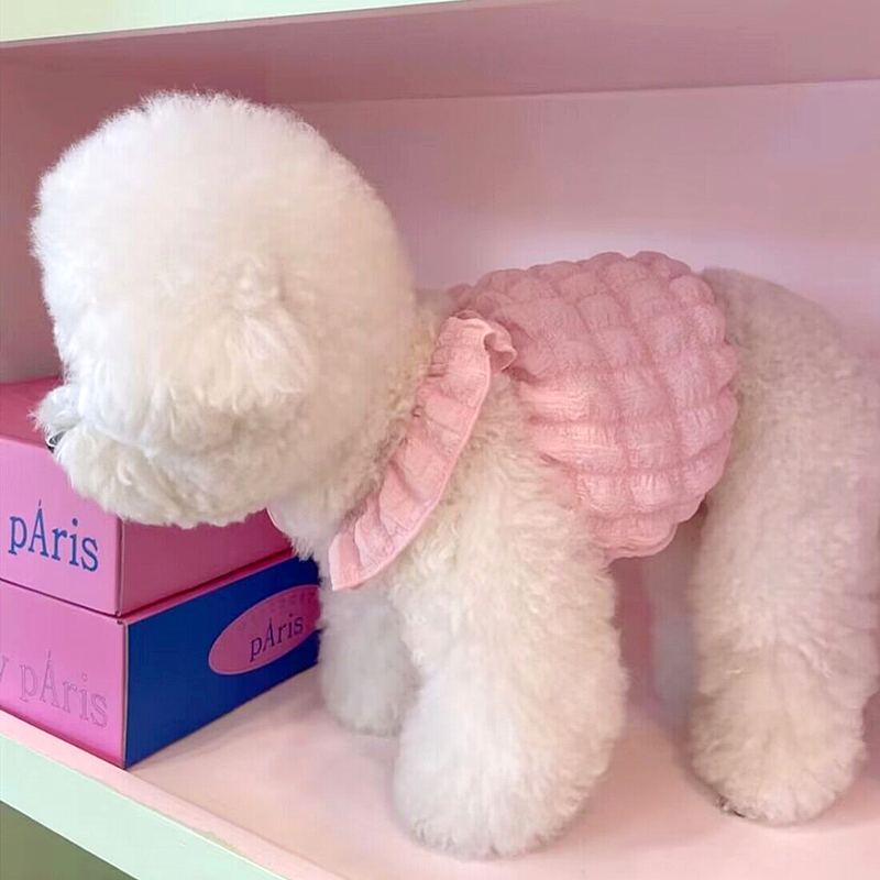 犬服 ふんわりフリルティアラ
