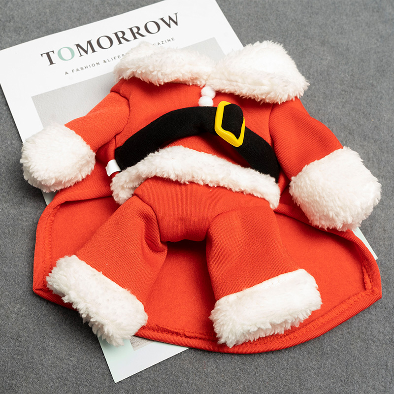 犬服 聖夜の贈り物 聖老人変身衣装セット