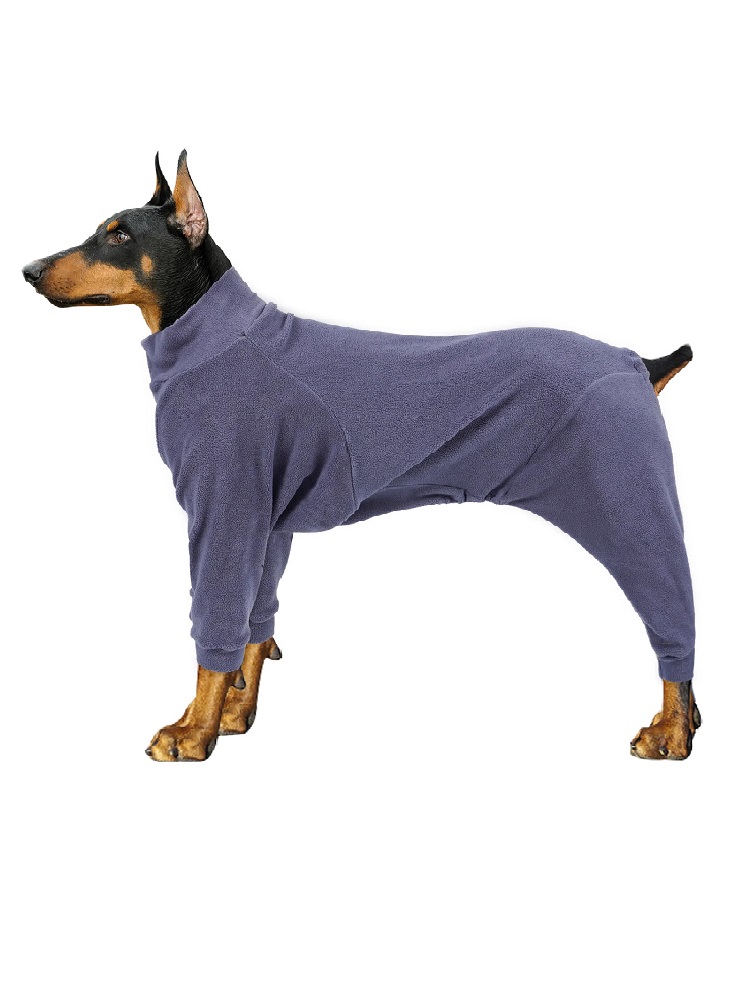 犬服 やわらか素材の全身カバー四足つなぎ