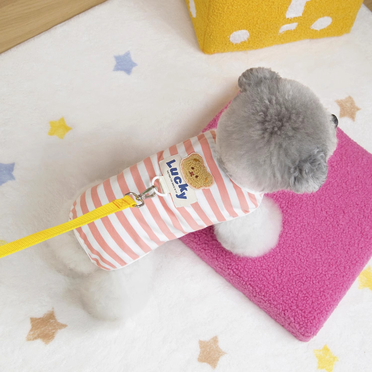 犬服 さわやかボーダークールウェア
