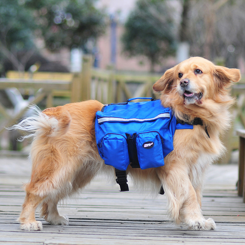 犬服 大型犬用多機能アウトドア自立背負い鞄