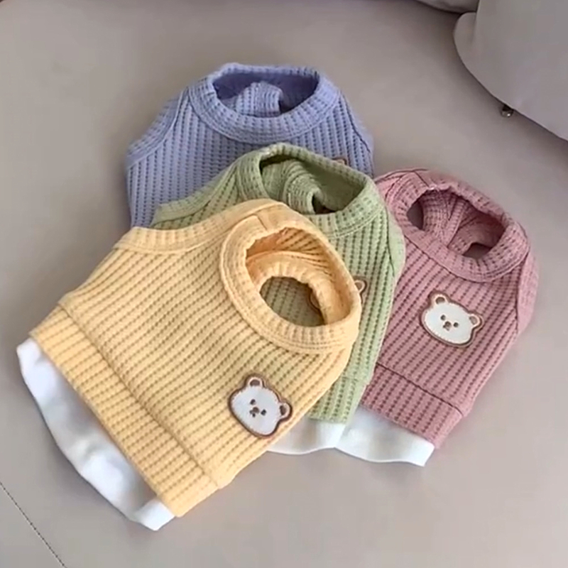 犬服 やわらか肌触りニットベスト