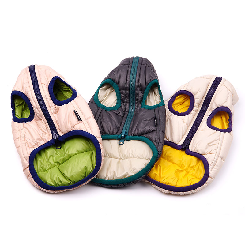 犬服 小型犬用中綿入りあったか防寒ベスト