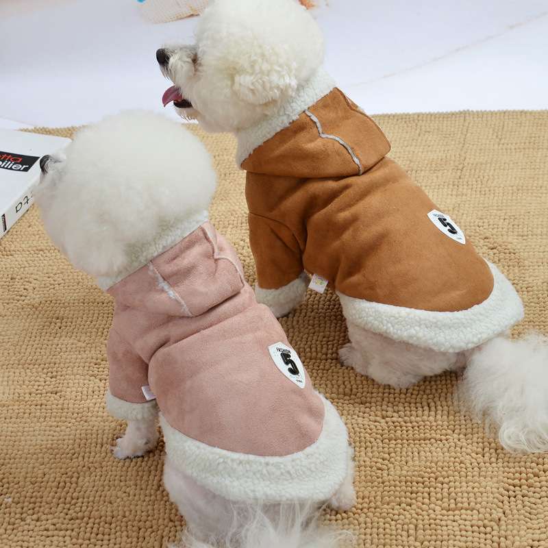 犬服  もこもこ暖か犬用ジャケット