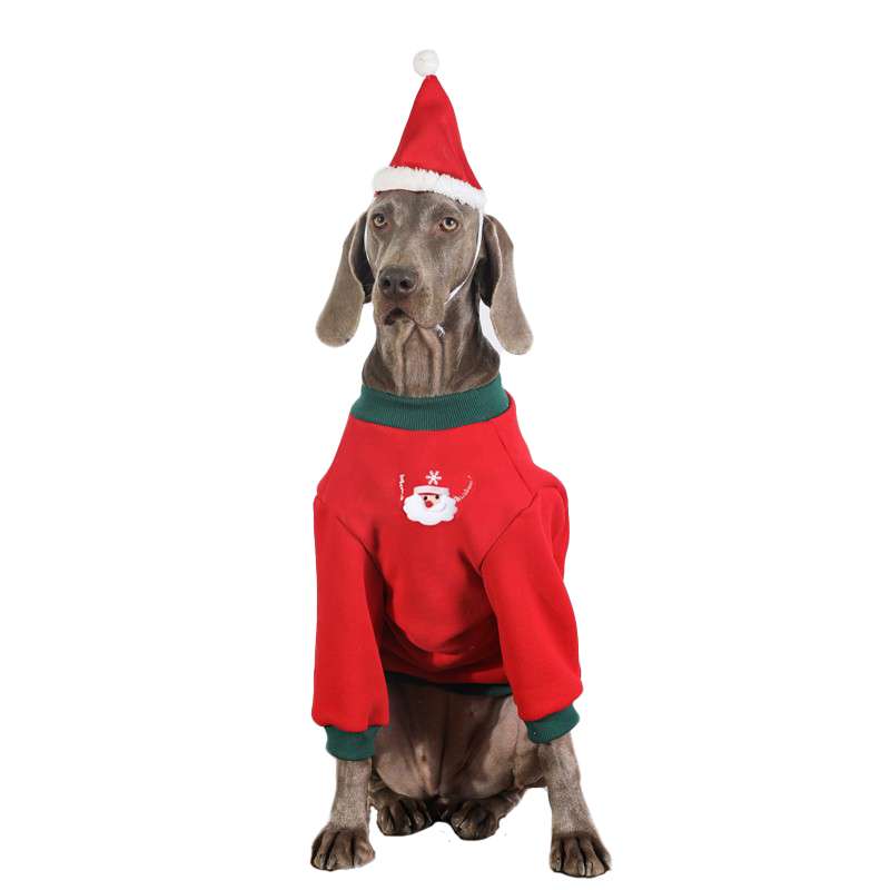 ×犬服 クリスマス柄大型犬用スウェット