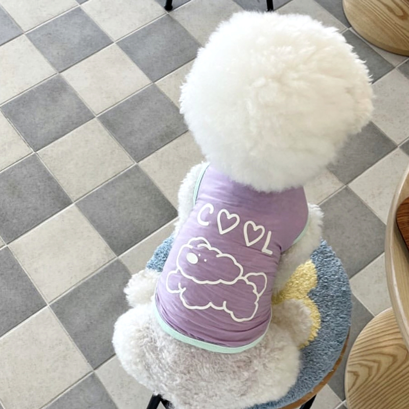 犬服 ふわもこひつじさん Tシャツ