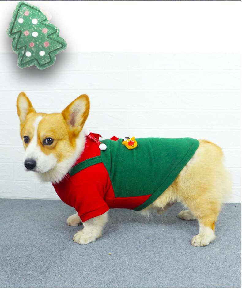  コーギー用クリスマス犬服