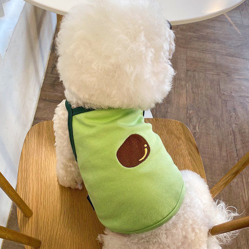犬服 果実モチーフ 愛犬用タンクトップ