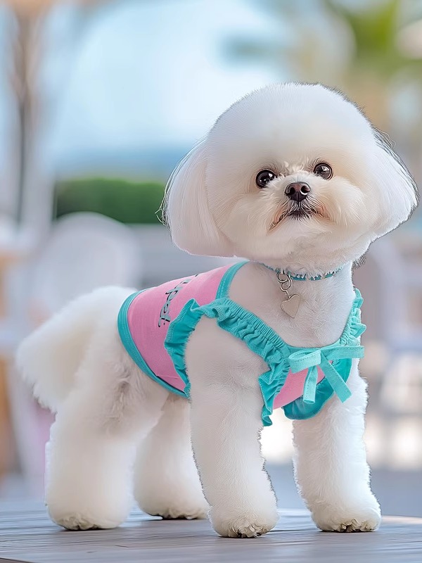 犬服 うきうき南国リゾートベスト