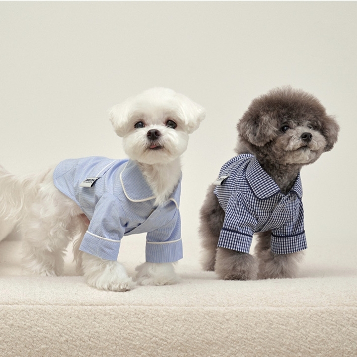 犬服 おやすみ紳士風パジャマ