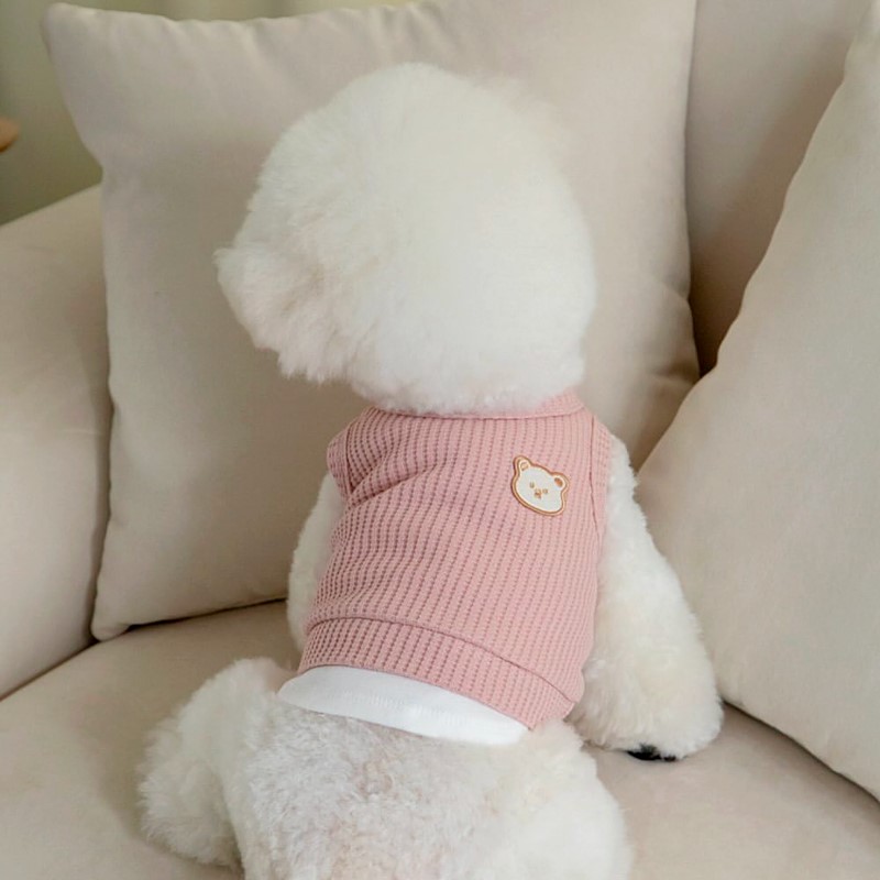 犬服 やわらか肌触りニットベスト