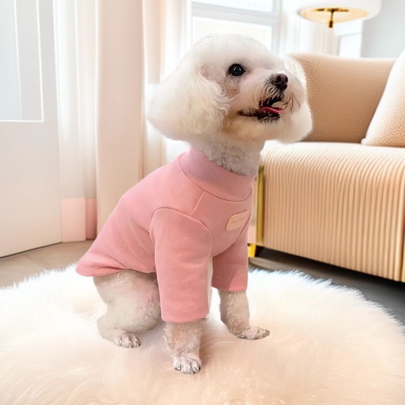 犬服 配色切替デザイン柔らか素材トレーナー