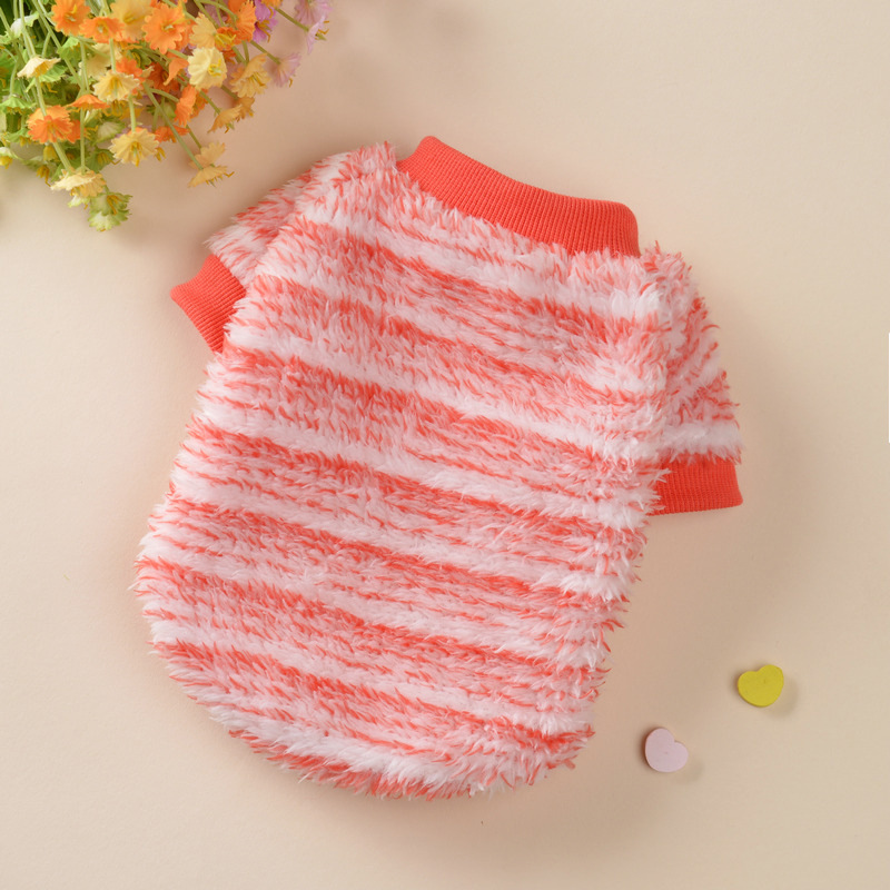 犬服 ふわふわもこもこ袖付き犬用トレーナー