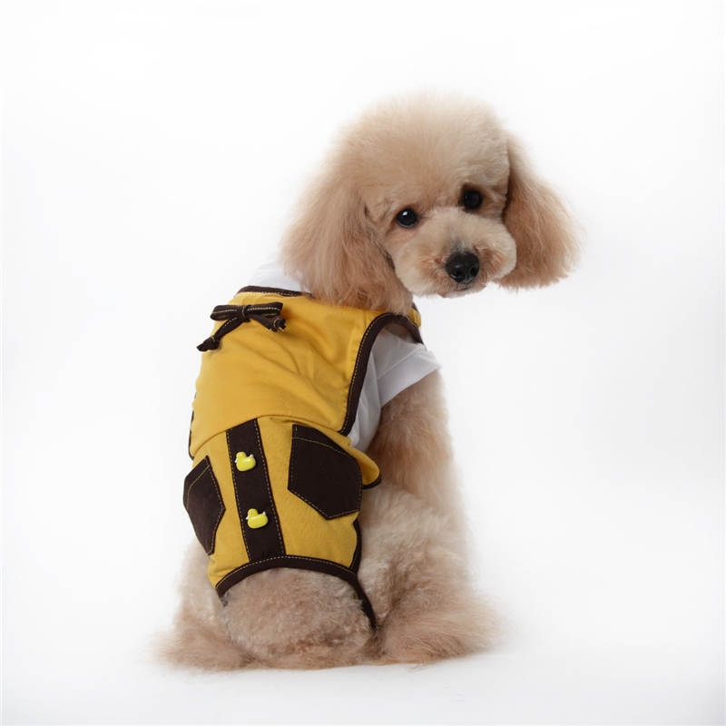 犬服 くまさんボーダーパジャマ