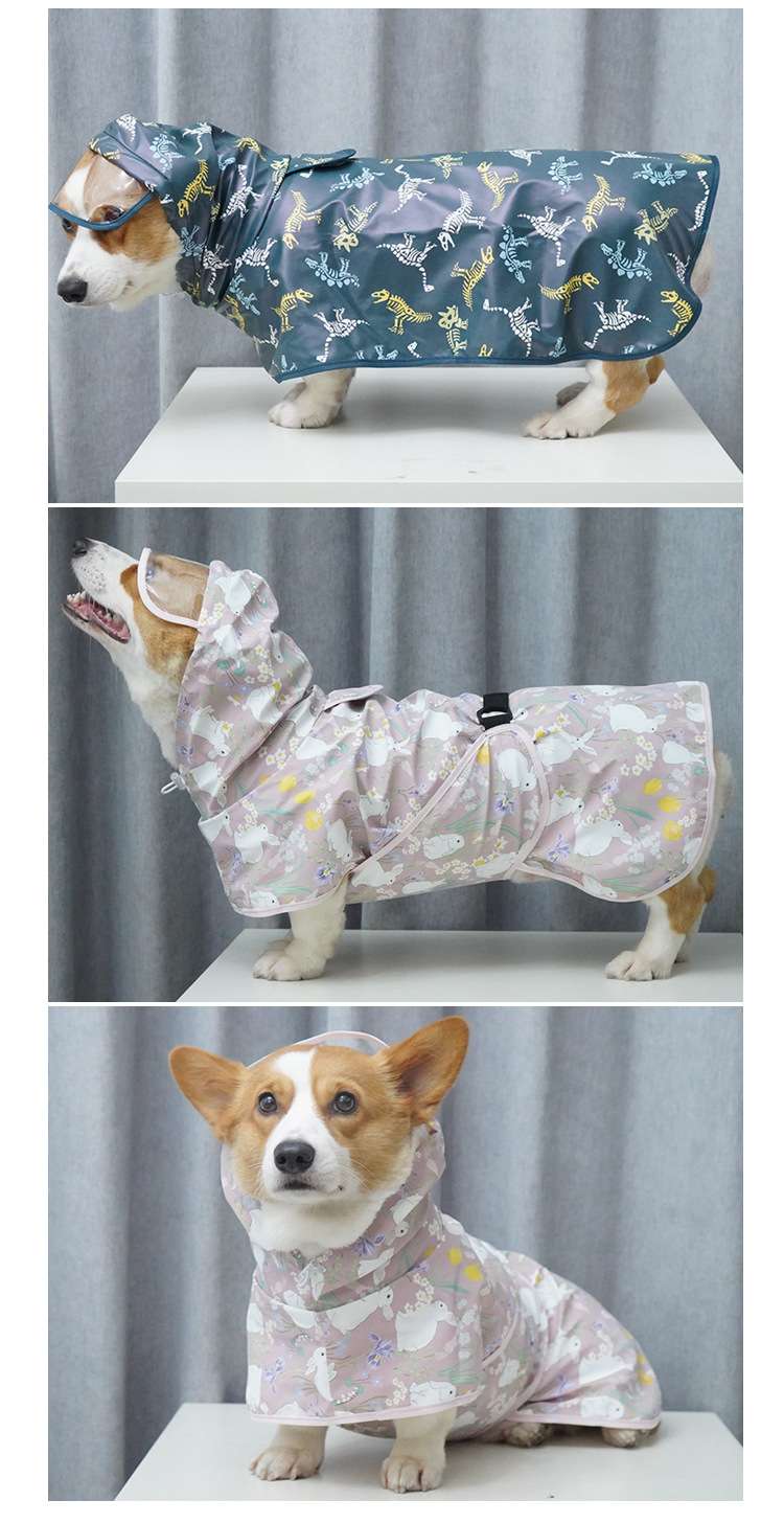 犬服  大型犬 中型犬 小型犬 カッパ レインウェア