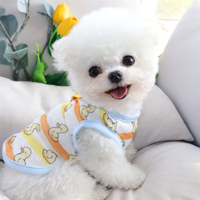 犬服 ゆるかわ動物柄Tシャツ
