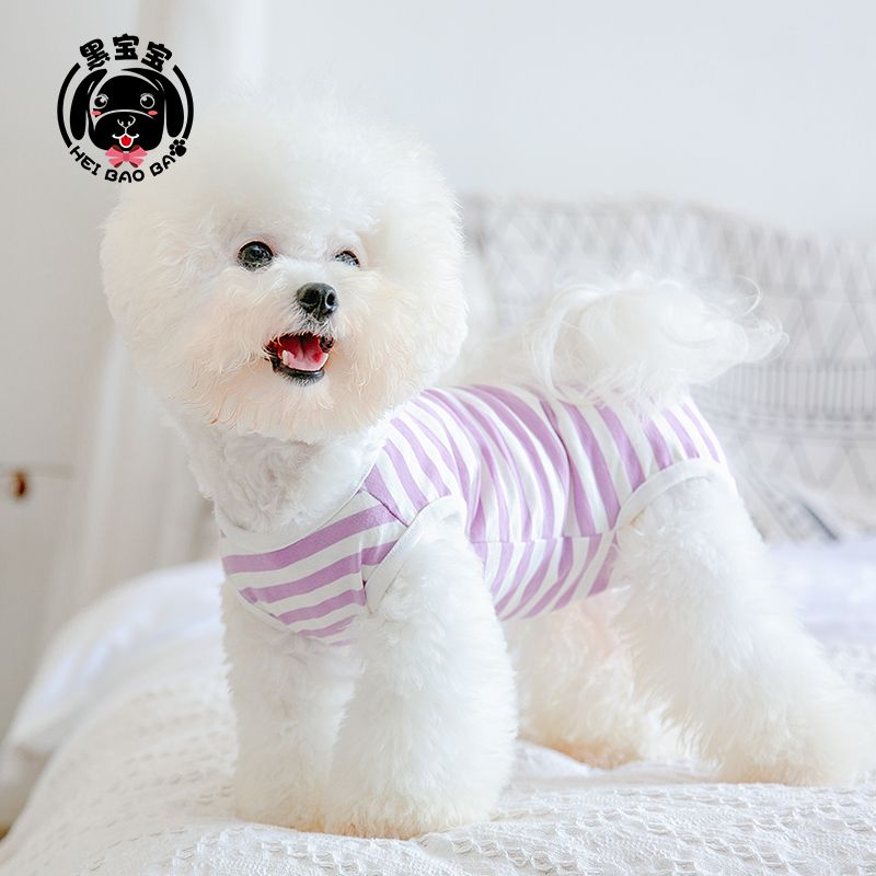 犬服 爽やかボーダータンクトップ