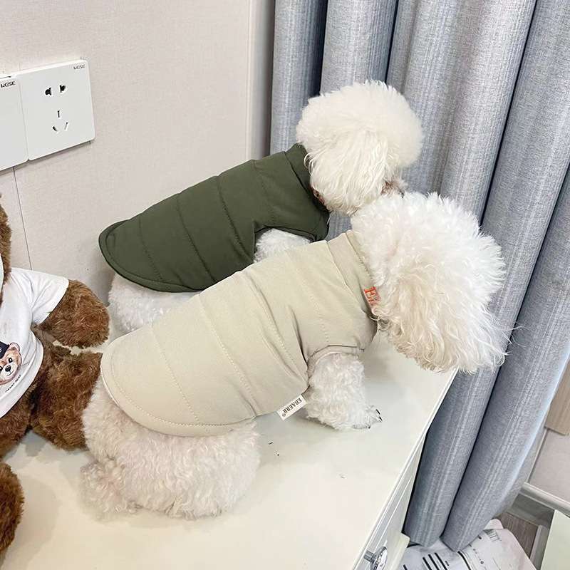 犬服  ふわもこあったか犬用ベスト