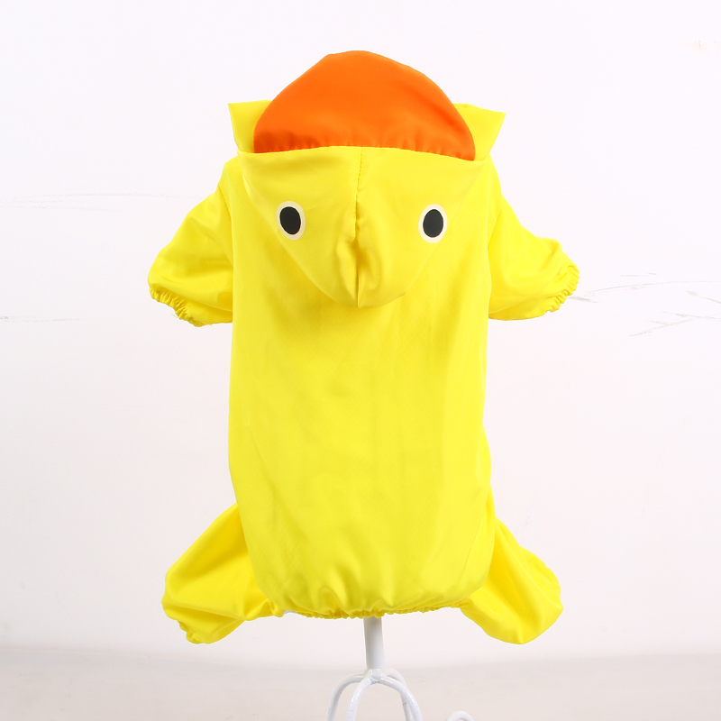 犬服 可愛い動物変身つなぎタイプレインコート