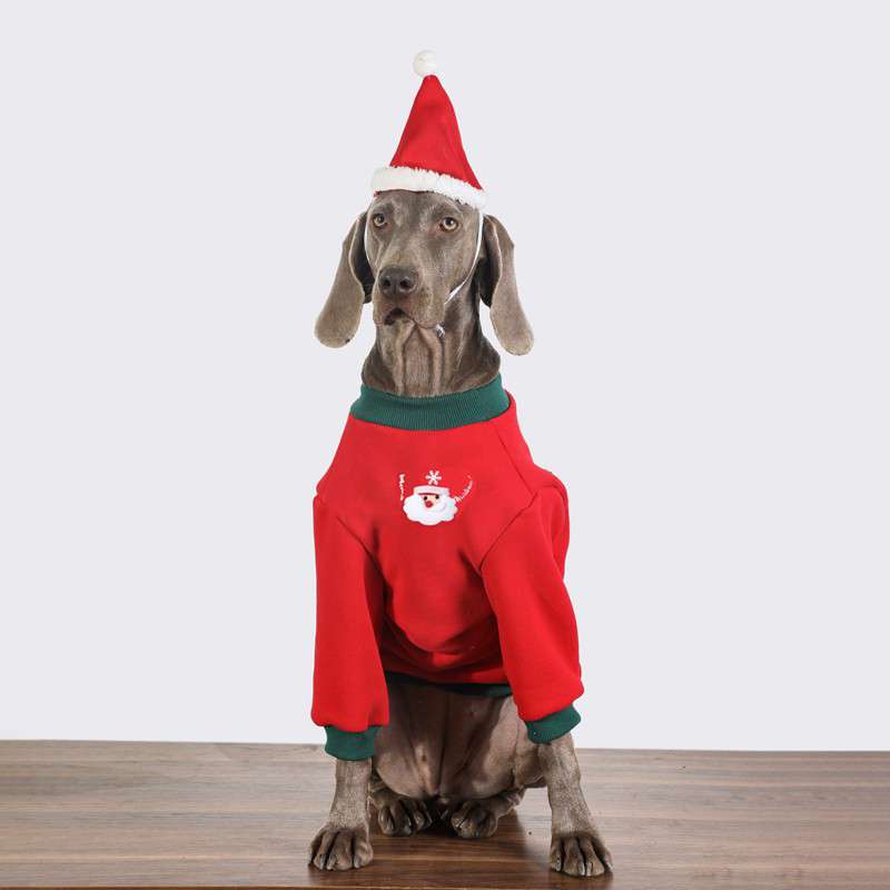 ×犬服 クリスマス柄大型犬用スウェット