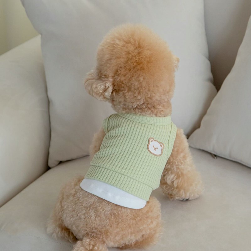 犬服 やわらか肌触りニットベスト