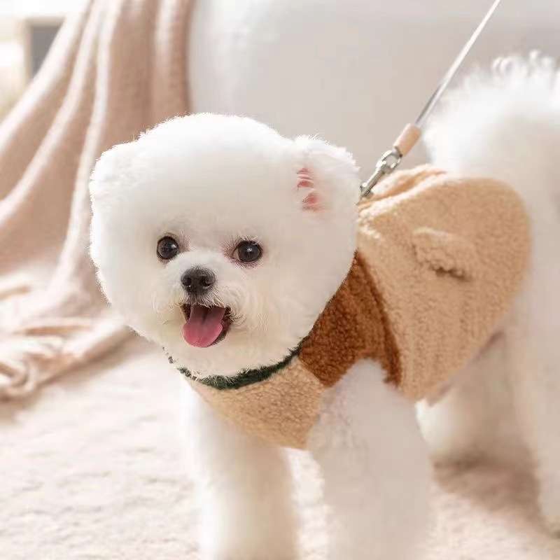 犬服  冬用ボアジャケット 小型犬用