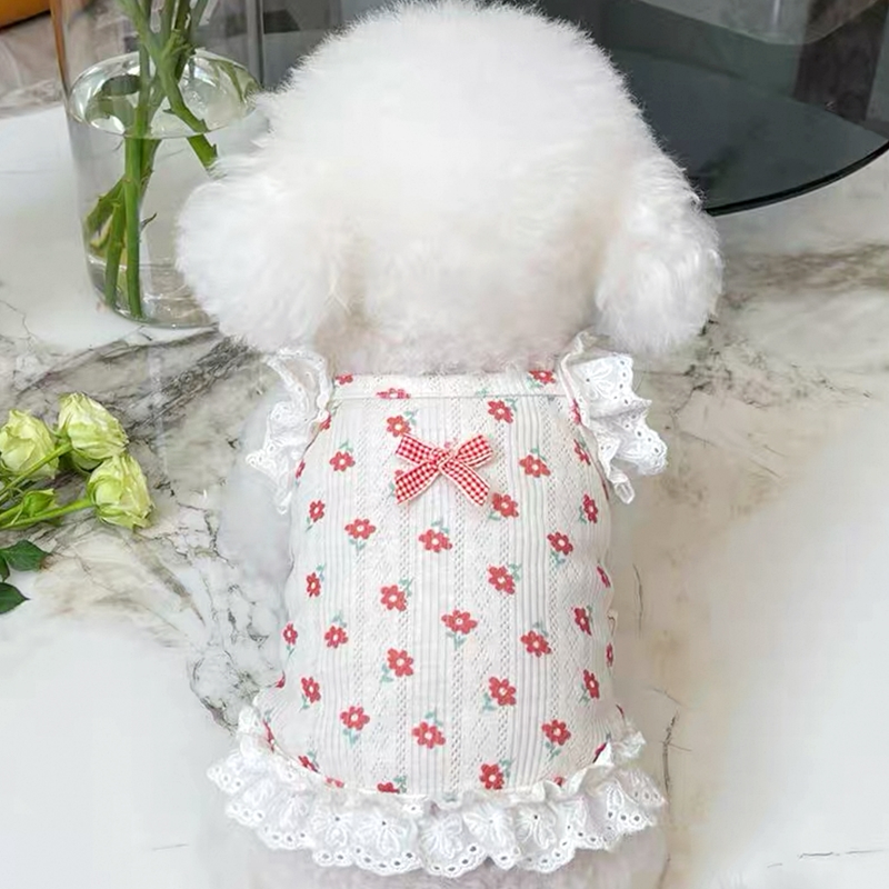 犬服 花園お姫様ドレス