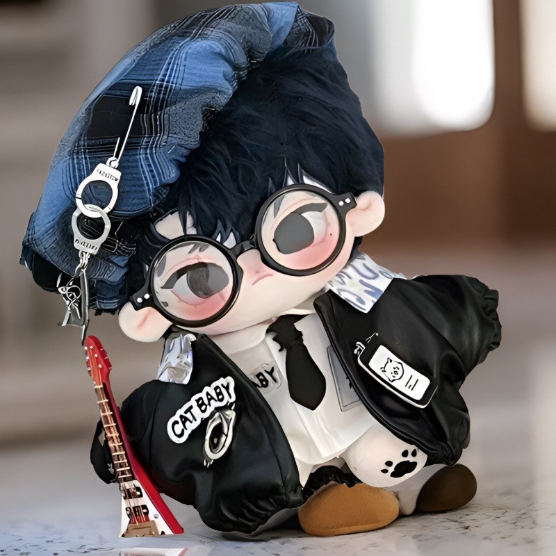 ぬい服 韓国風ロック系革ジャンぬい服セット
