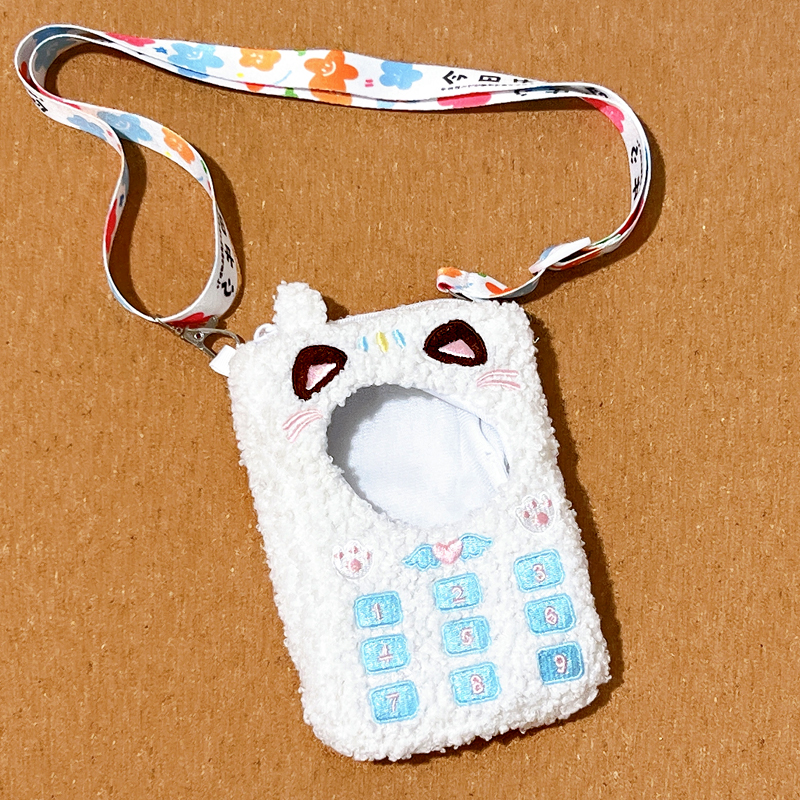 【10cm/15cm】ぬいぐるみ服 もこもこ携帯ポーチ