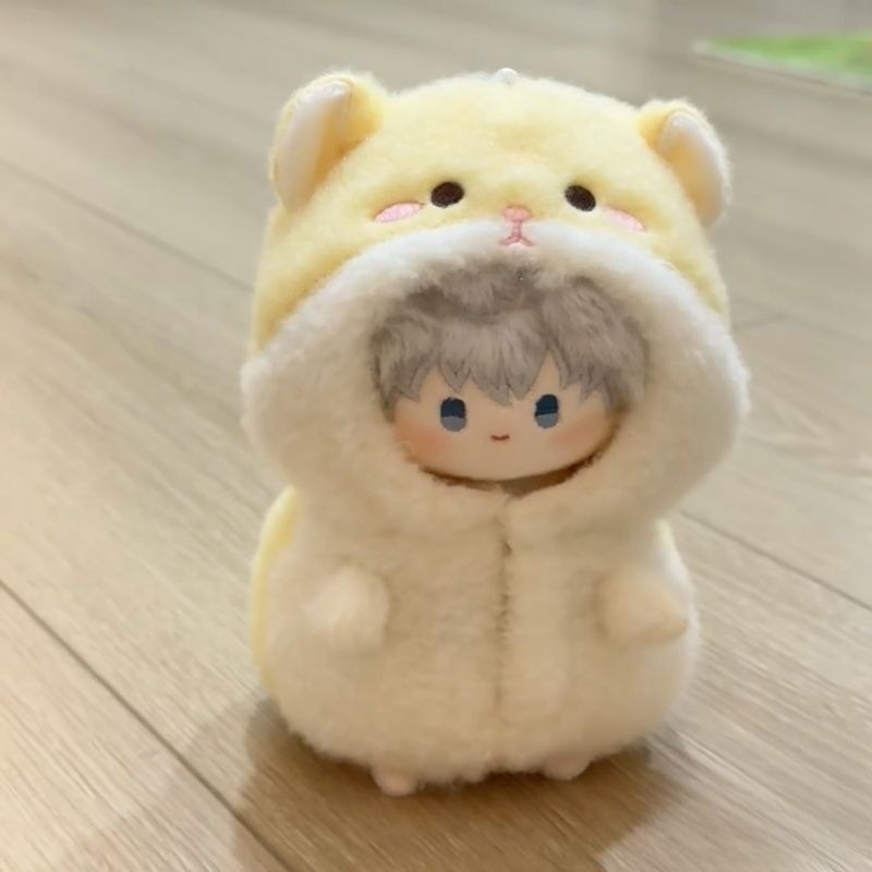 【10cm前後】ぬいぐるみ服 ふわもこ子ねずみぐるみ