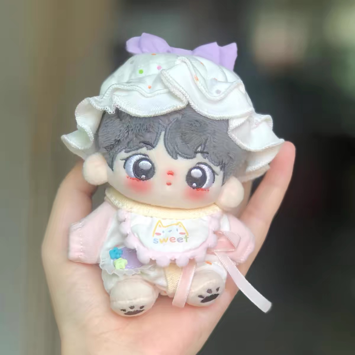 【10cm/20cm】ぬいぐるみ服 ひらひらおやすみウェア