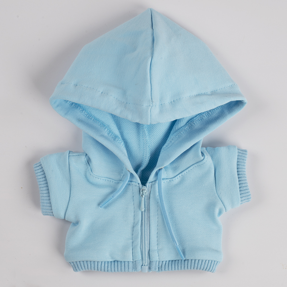 【10cm】ぬいぐるみ服 フード付きファスナーパーカー　全8色