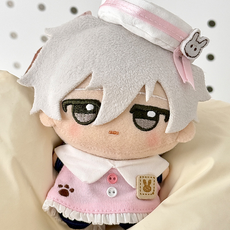 【10cm】ぬいぐるみ服 うさぎマーク付き海兵セーラー服