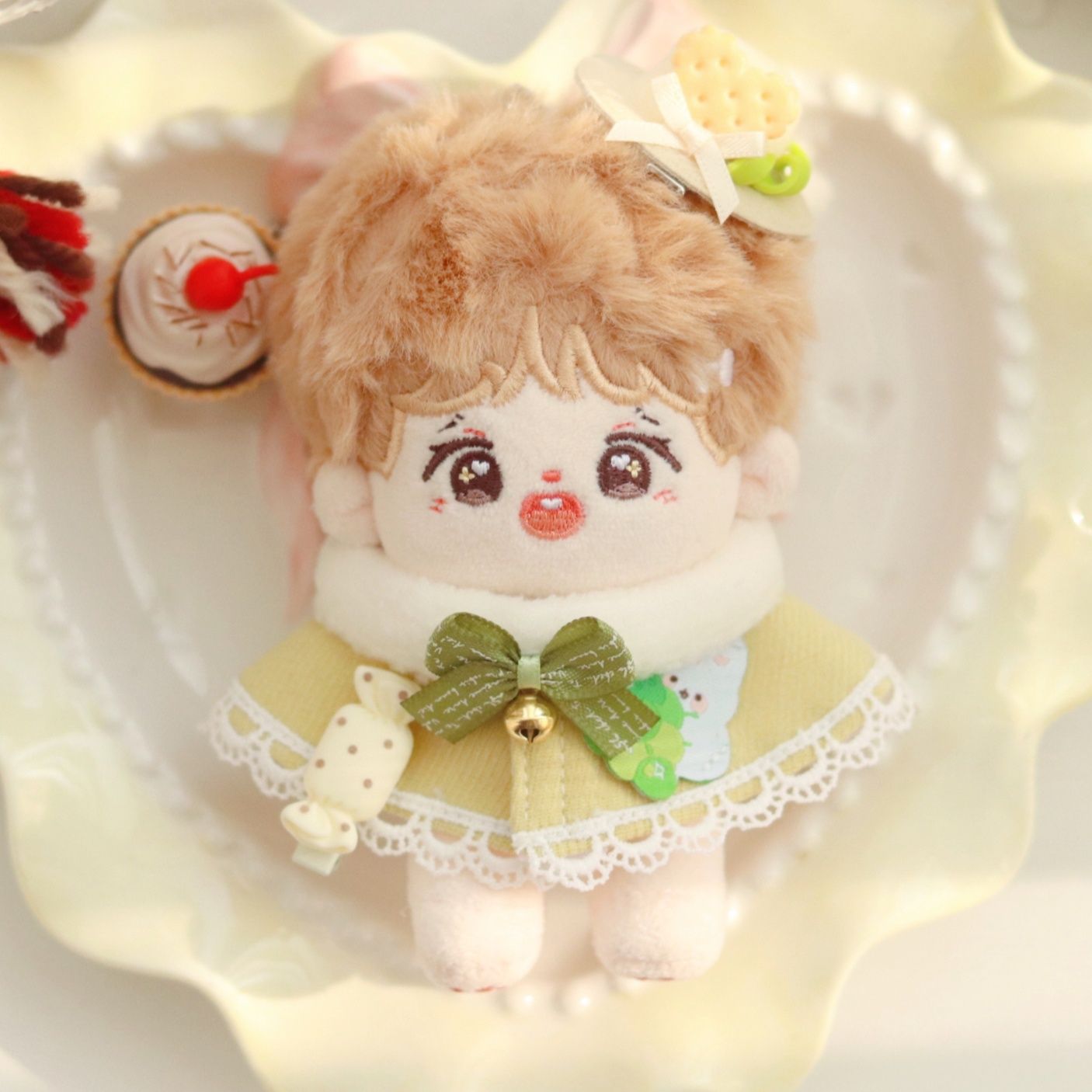【10cm】ぬいぐるみ服 スイートメルヘンケープ