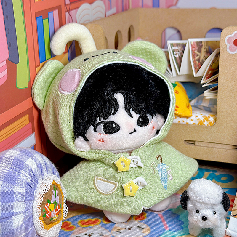 【生産終了】 ぬいぐるみ 洋服10cm てるてる坊主 カッパ レインコート 水色 生産終了】 ぬいぐるみ 洋服10cm てるてる坊主 カッパ レイン