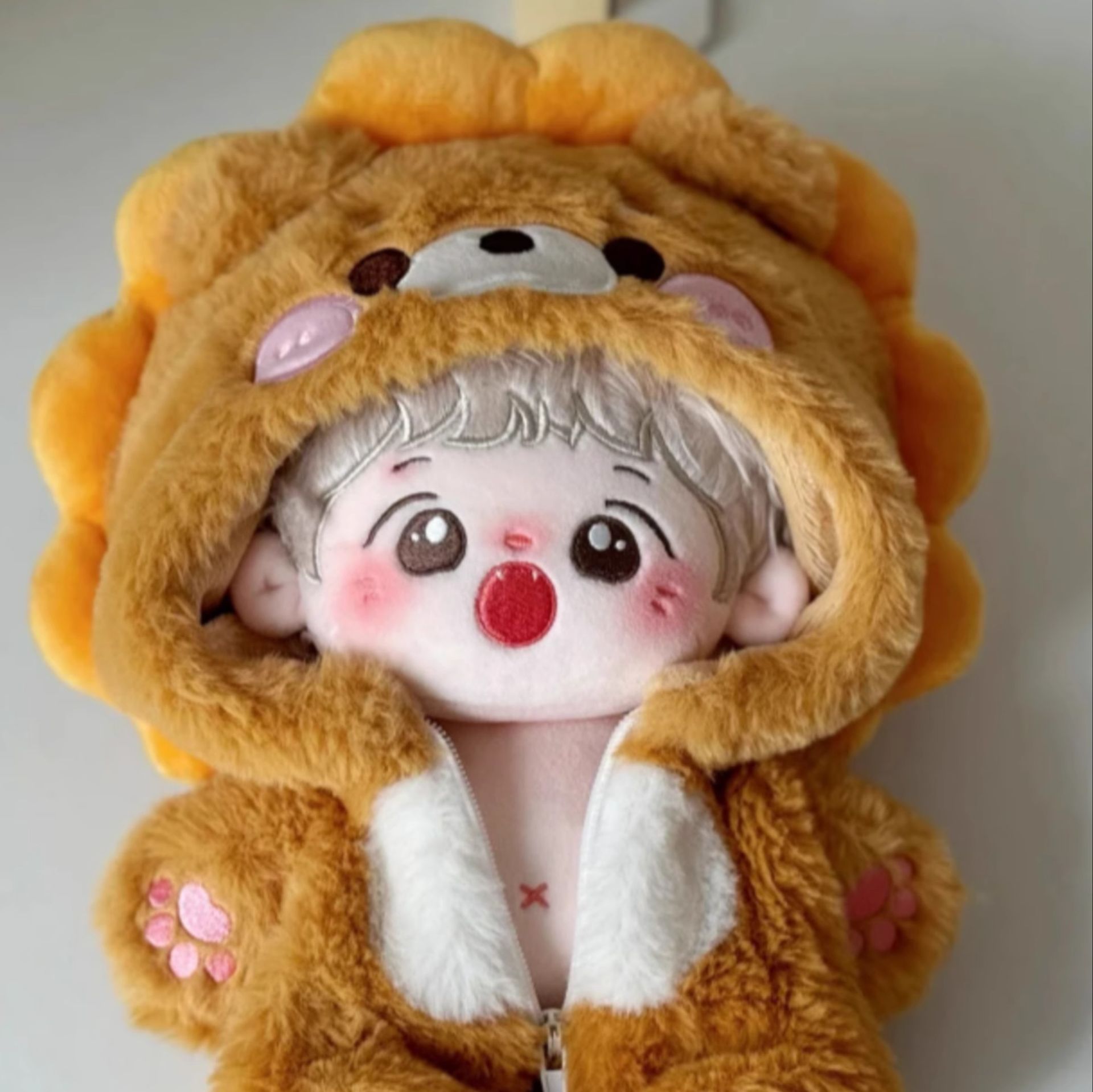 【15cm】ぬいぐるみ服　もふもふ動物きぐるみ