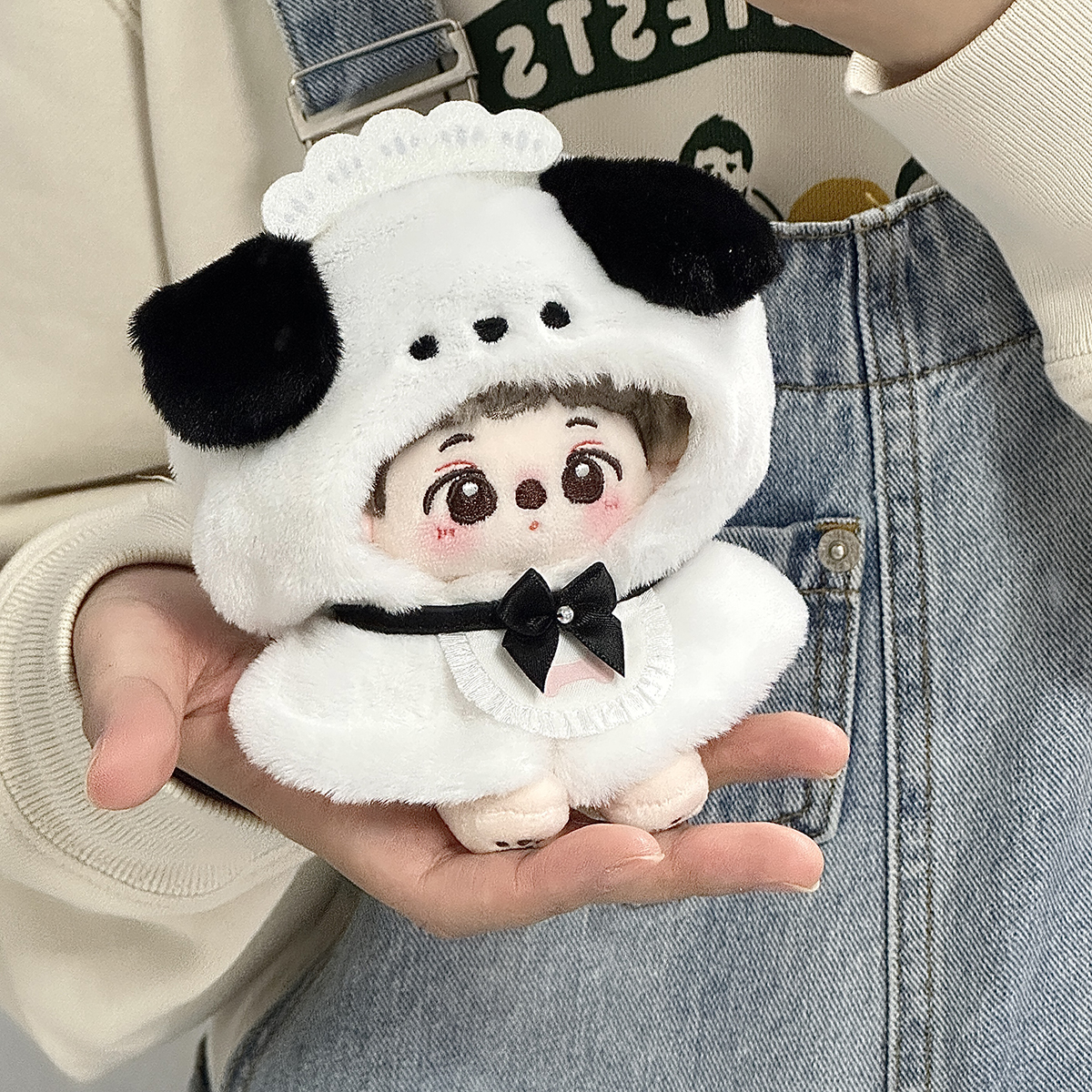 【10cm】ぬいぐるみ服 コウモリケープとわんにゃんメイド